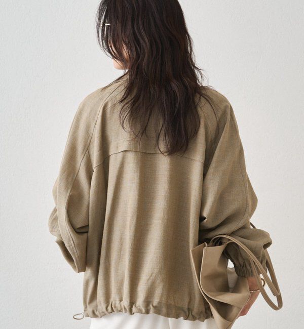  「メランジギマスタンドブルゾン」|ブルゾン・スタジャン|