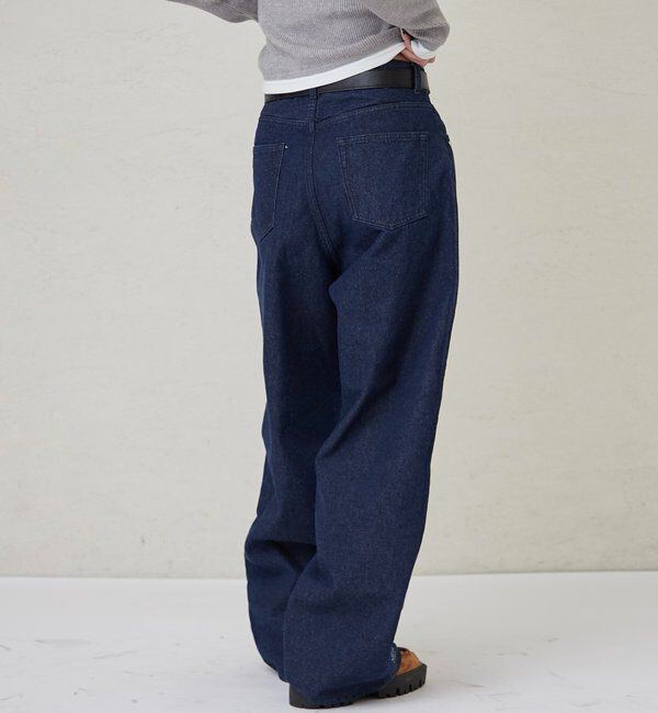  「ペイズリーダブルニーデニム」|デニム|