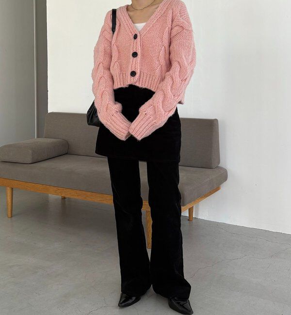  「BIGケーブルカーディガン」|カーディガン|