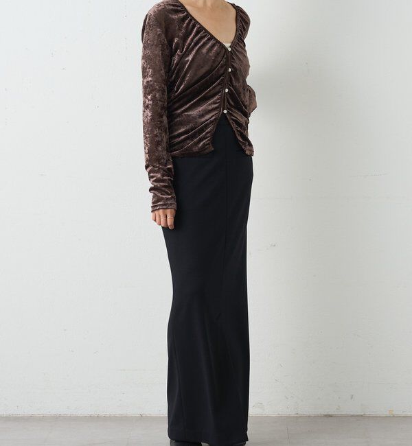  「シアーベロアカーディガン」|Tシャツ・カットソー|