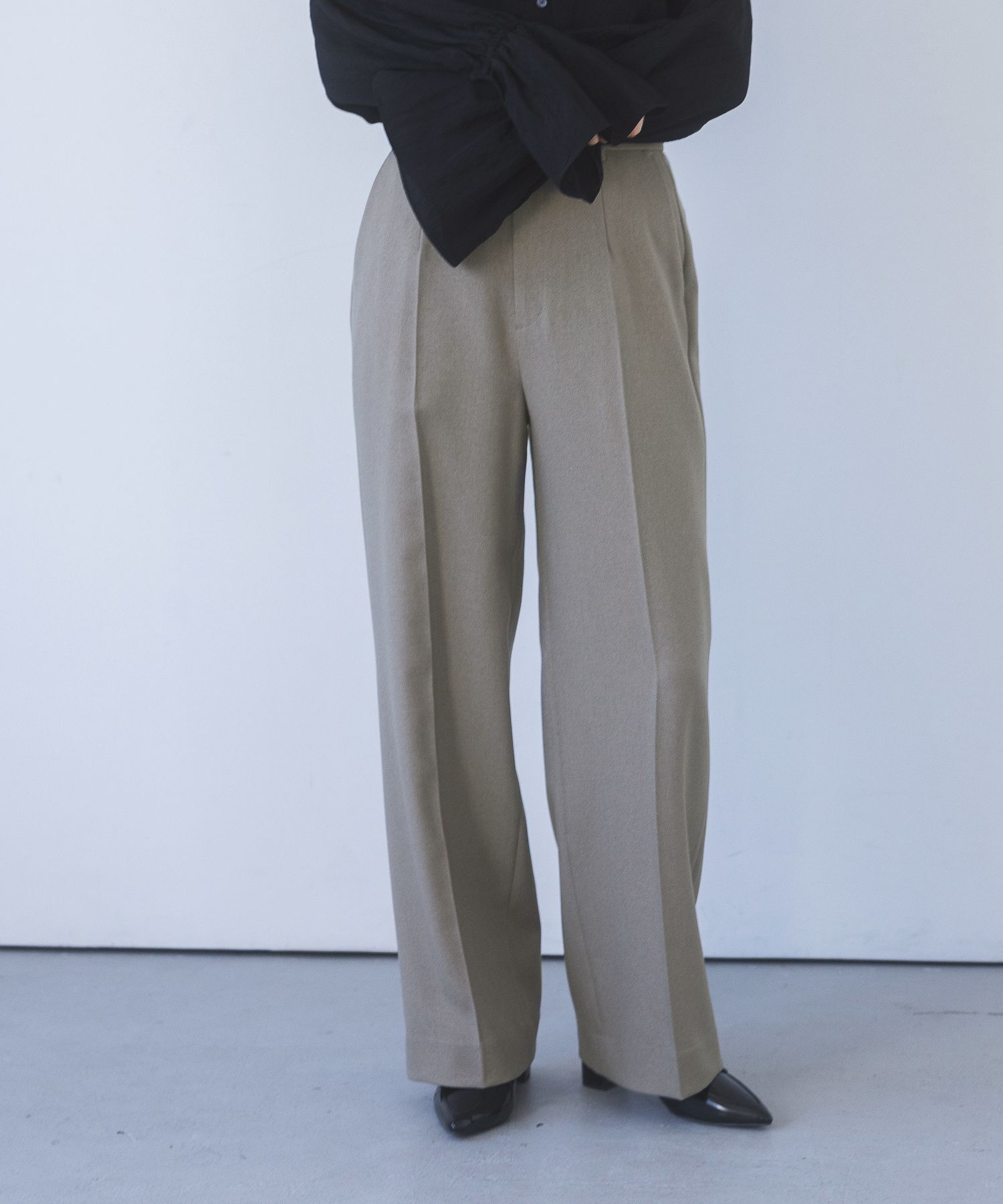 A part by 「【セットアップ対応】LNTサージストレートパンツ」|スラックス|