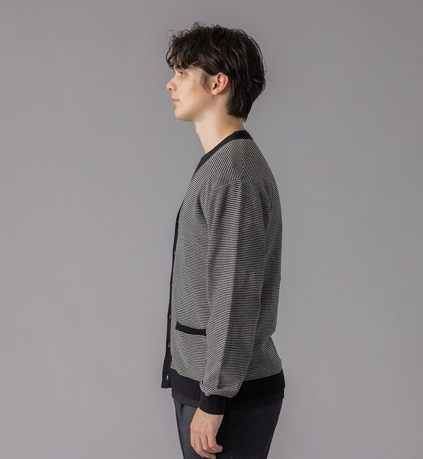 ABAHOUSE「シャドー ボーダー アーガイル カーディガン」|カーディガン|