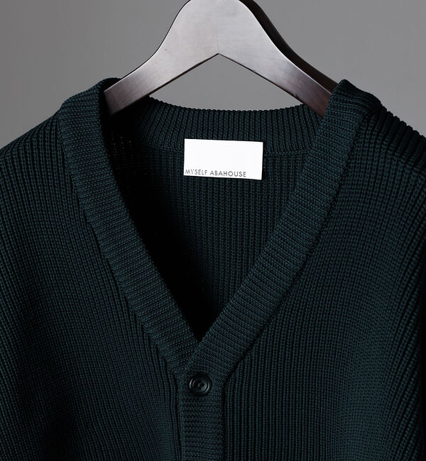 ABAHOUSE「WEB限定　[洗える]ポリニットカーディガン」|カーディガン|