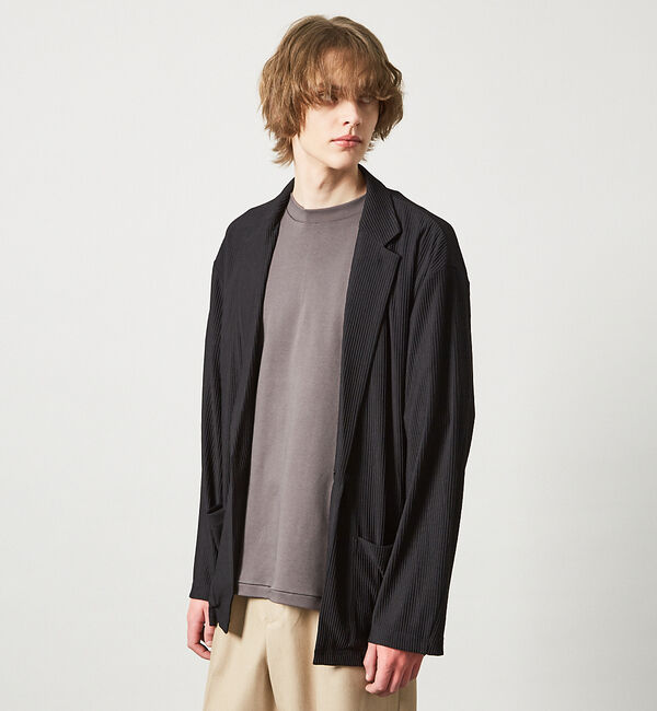 ABAHOUSE「【セットアップ対応】プリーツ イージー ジャケット」|テーラードジャケット|