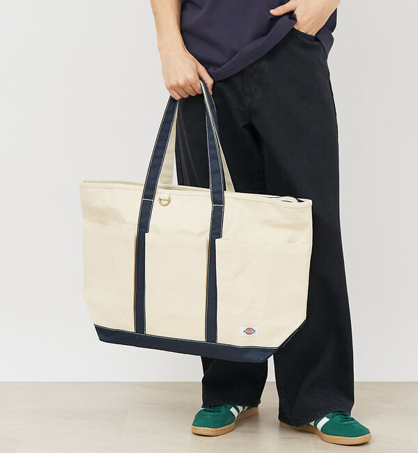 ABAHOUSE「【DICKIES/ディッキーズ】AUTHENTIC CANVAS TOTE L」|トートバッグ|