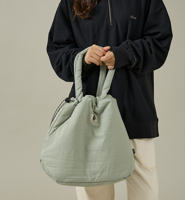 ABAHOUSE「【COBMASTER/コブマスター】PADDED-MUFFIN DRAWSTRI」|トートバッグ|ライトベージュ