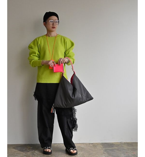 ABAHOUSE「【cheek/チーク】ネオンハンドルトライアングルショルダー/C26002/ショ」|ショルダー・メッセンジャー|