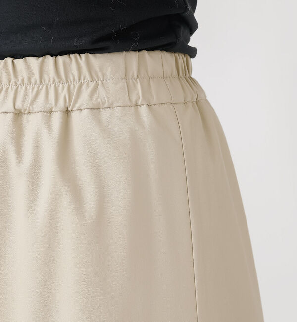 Rouge vif「【ロングセラー】エコレザースカート」|スカート|