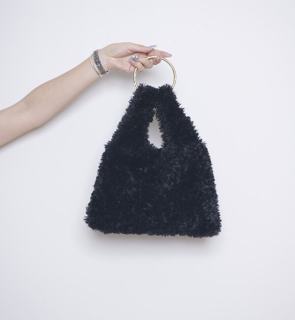 Rouge vif「【HELEN MOORE/ヘレンムーア】リングハンドエコファーバッグ」|ハンドバッグ|