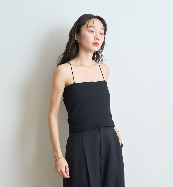 Rouge vif「カットテレコベアトップ 　パット付き」|キャミソール|