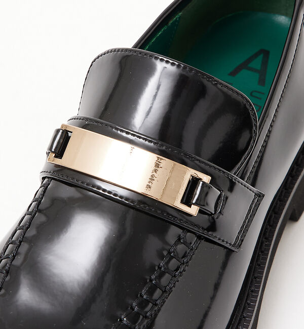 AU BANNISTER「浦浜アリサ&times;Au BANNISTERコラボ オブリークトゥローファー」|ローファー|