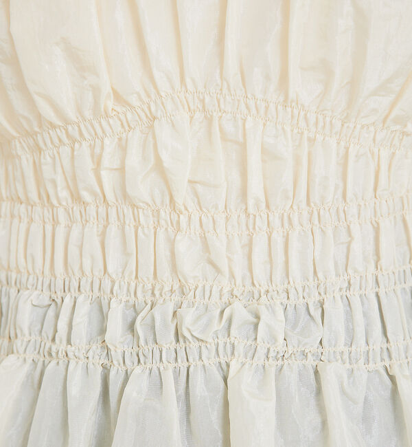 SELFIST「シャーリングフリルキャミビスチェ」|キャミソール|