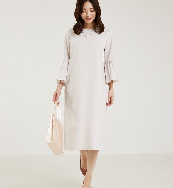abahouse mavie「【WEB Domani掲載】【エニデイカセット】袖フレアーワンピース」|ワンピース|