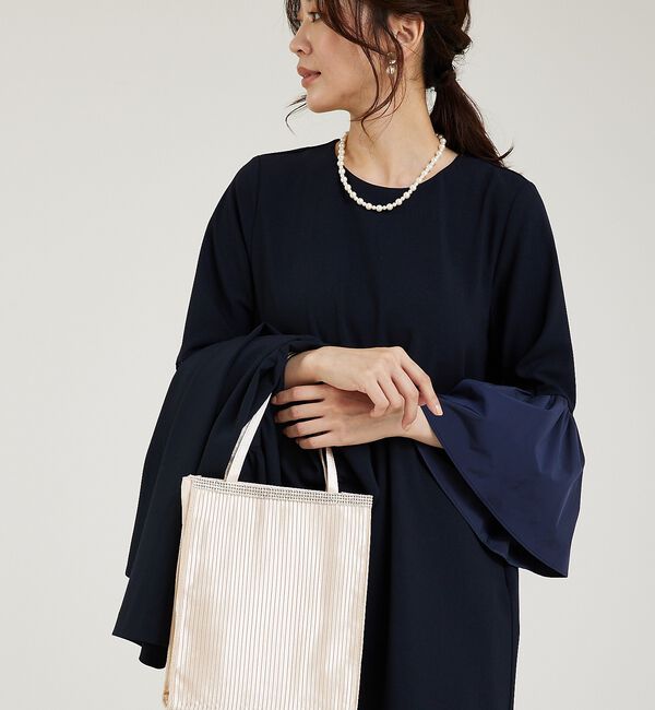 abahouse mavie「【WEB Domani掲載】【エニデイカセット】袖フレアーワンピース」|ワンピース|