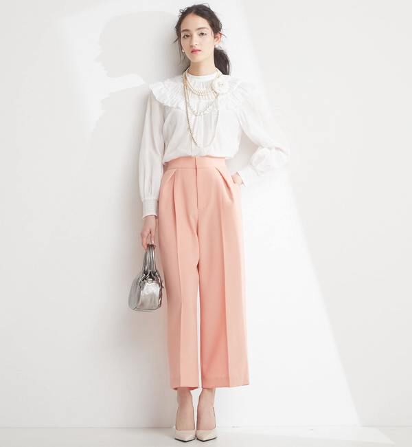 TIARA「センタープレスワイドパンツ」|その他|