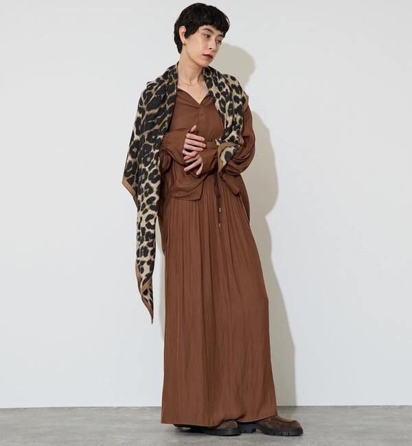 Liesse「割繊シャーリングナロースカート」|スカート|