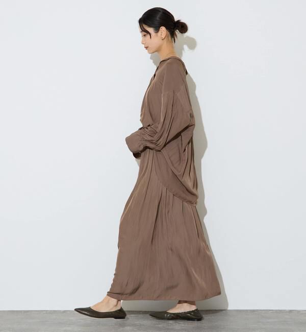 Liesse「割繊シャーリングナロースカート」|スカート|