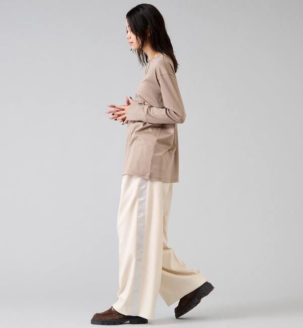 Liesse「袖口カフスカットソー」|Tシャツ・カットソー|