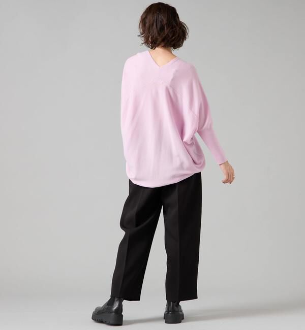 Liesse「【定番】カシミア混Vネックビッグニット」|ニット・セーター|