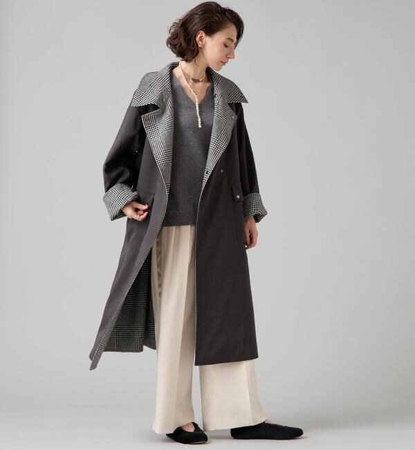 Liesse「【大草直子さんコラボ】リバーシブルコート」|その他|