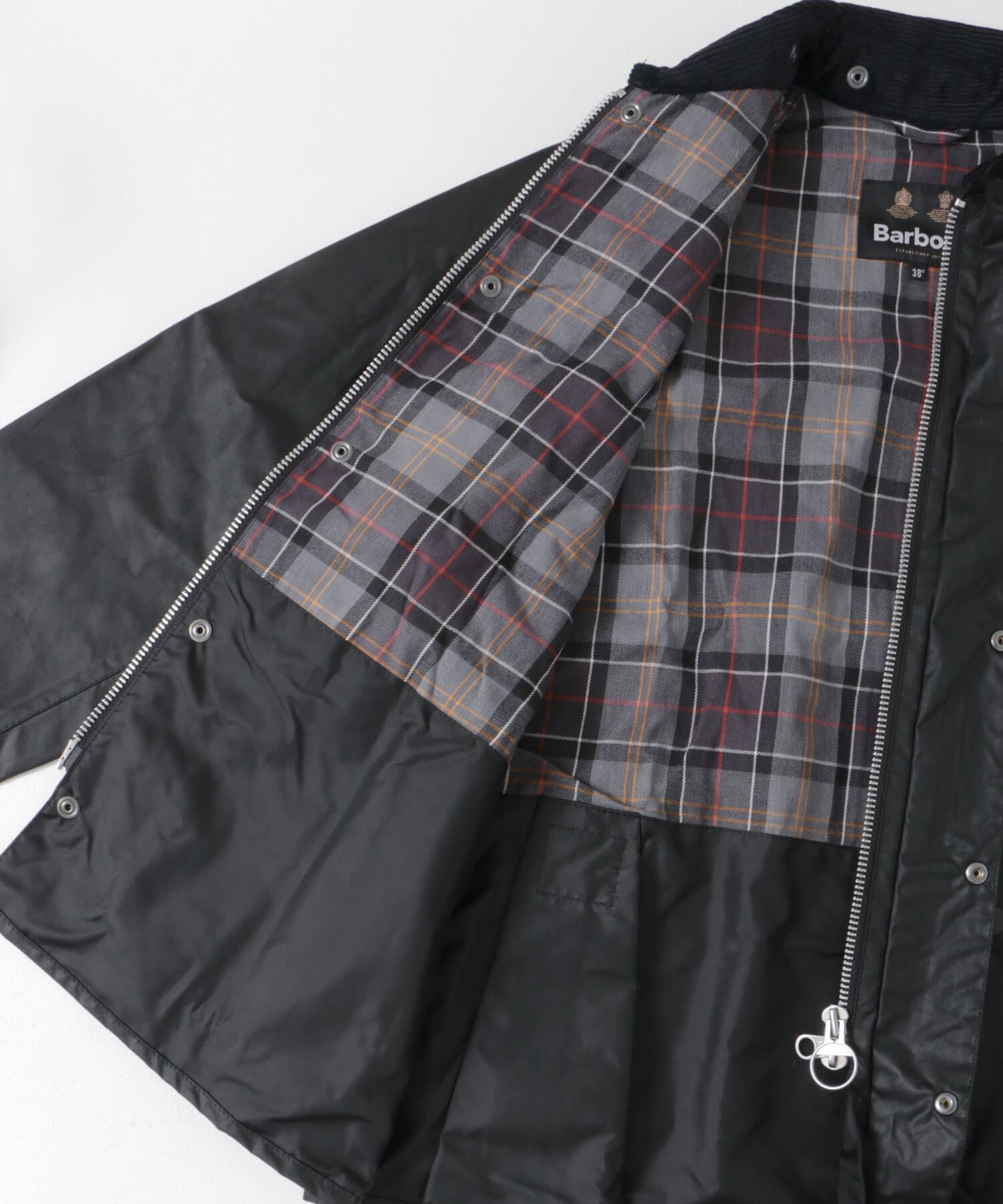 URBAN RESEARCH DOORS「OS BEDALE WAX JACKET」|ノーカラーコート|