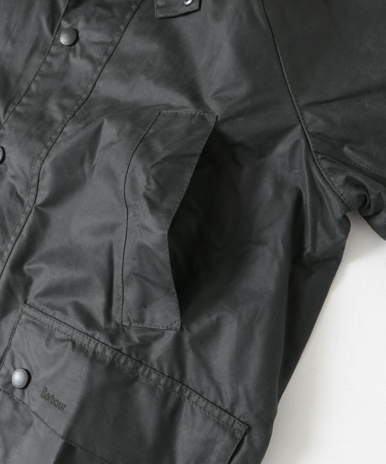 URBAN RESEARCH DOORS「OS BEDALE WAX JACKET」|ノーカラーコート|