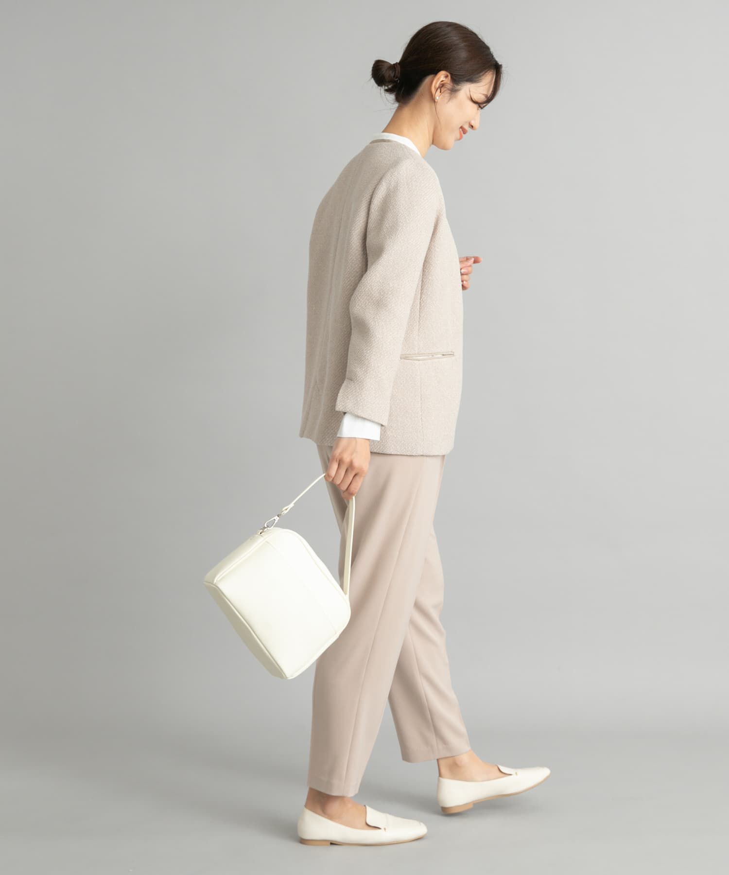 URBAN RESEARCH DOORS「ツィードVネックロングジャケット」|その他|