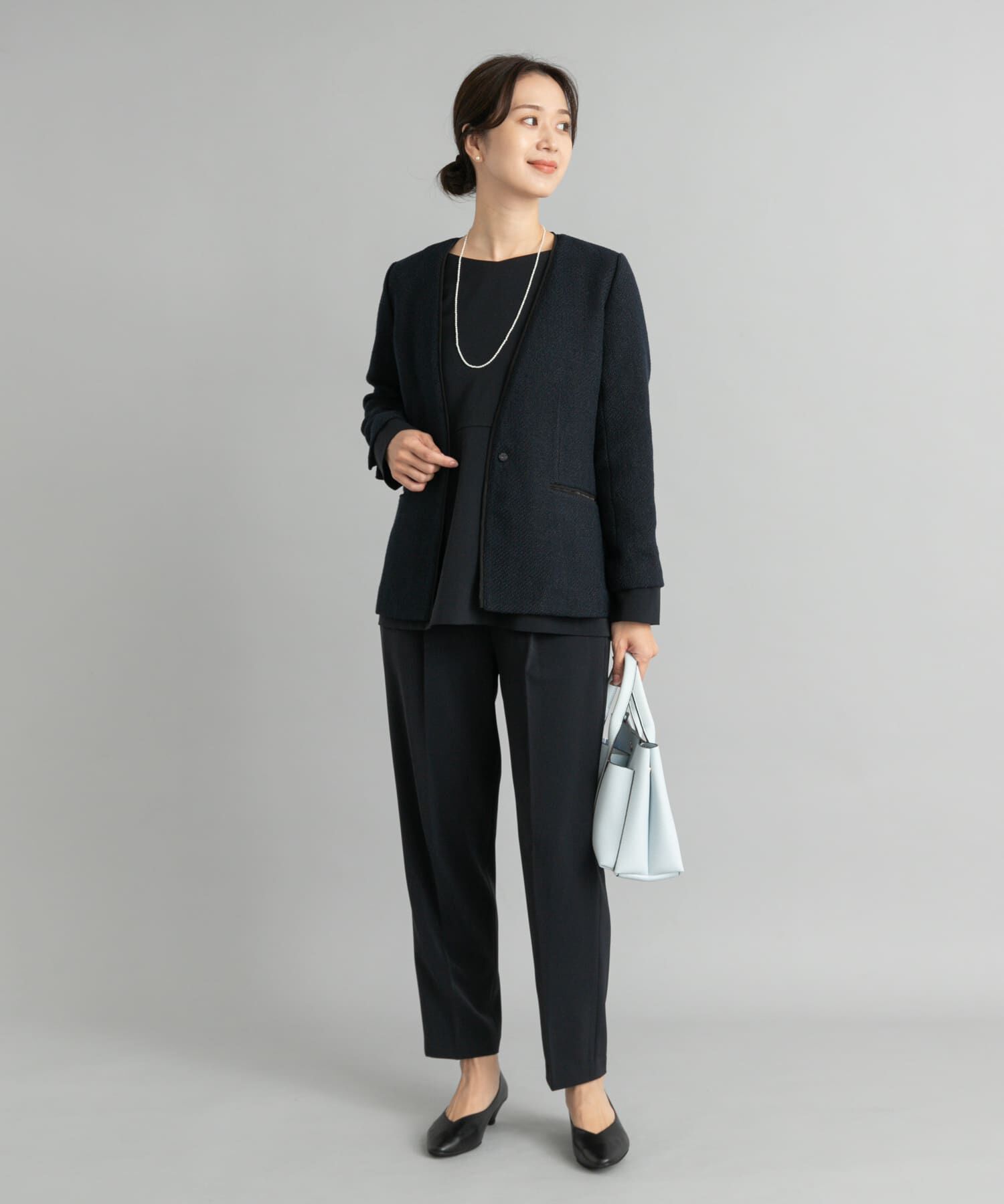 URBAN RESEARCH DOORS「ツィードVネックロングジャケット」|その他|