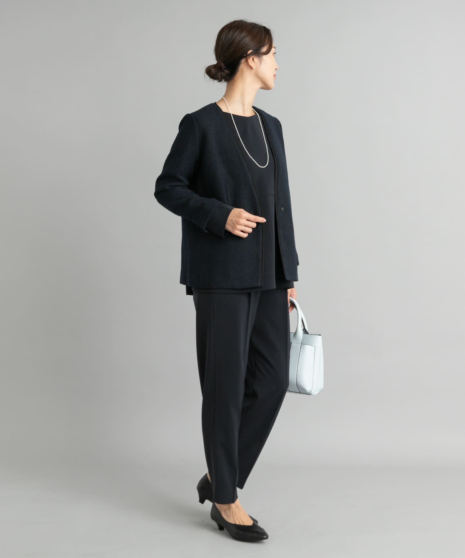 URBAN RESEARCH DOORS「ツィードVネックロングジャケット」|その他|