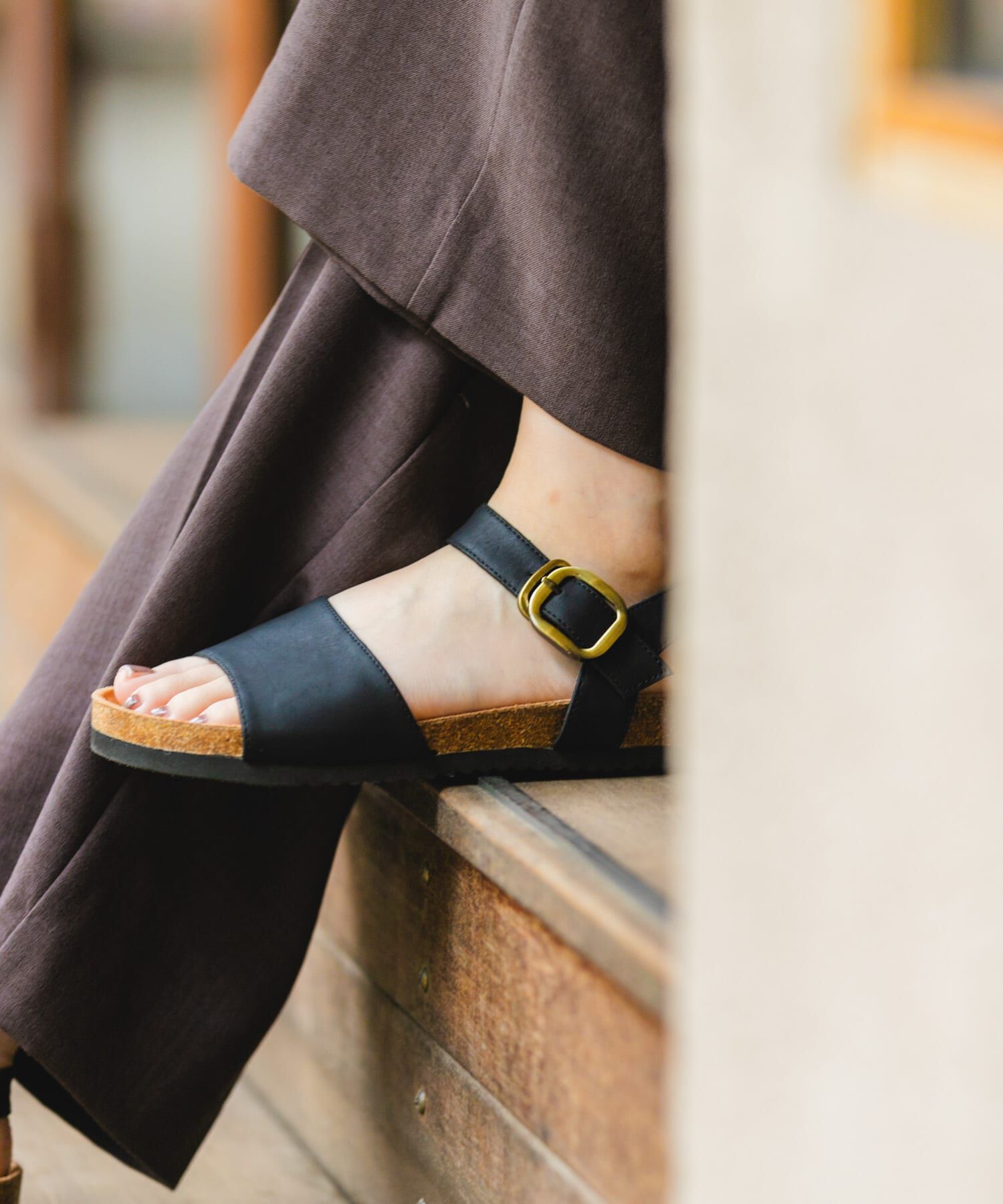 RODE SKO「シンプルアンクルサンダル」|サンダル|