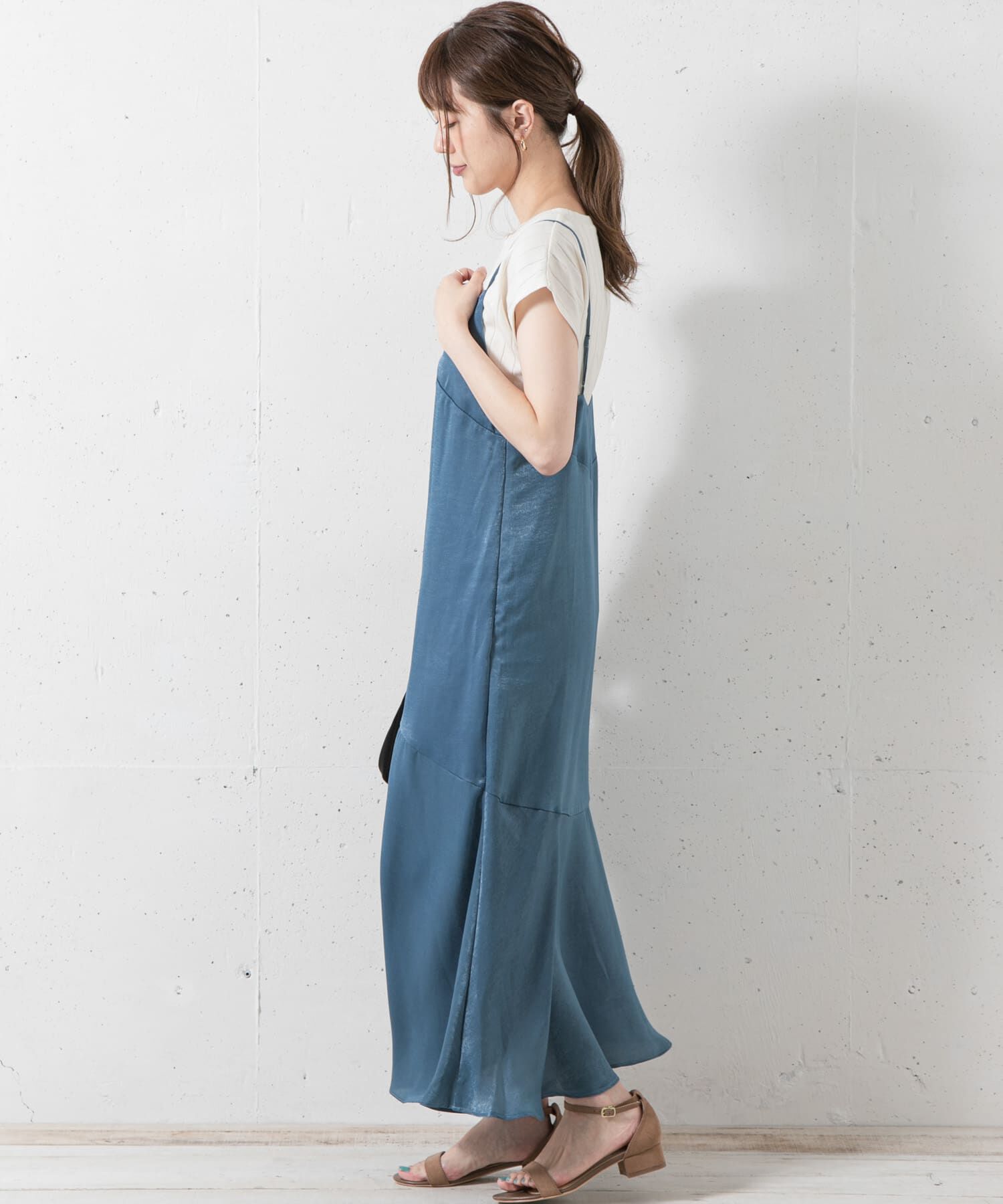 Sonny Label 「ヴィンテージサテンキャミソールワンピース」|ワンピース|