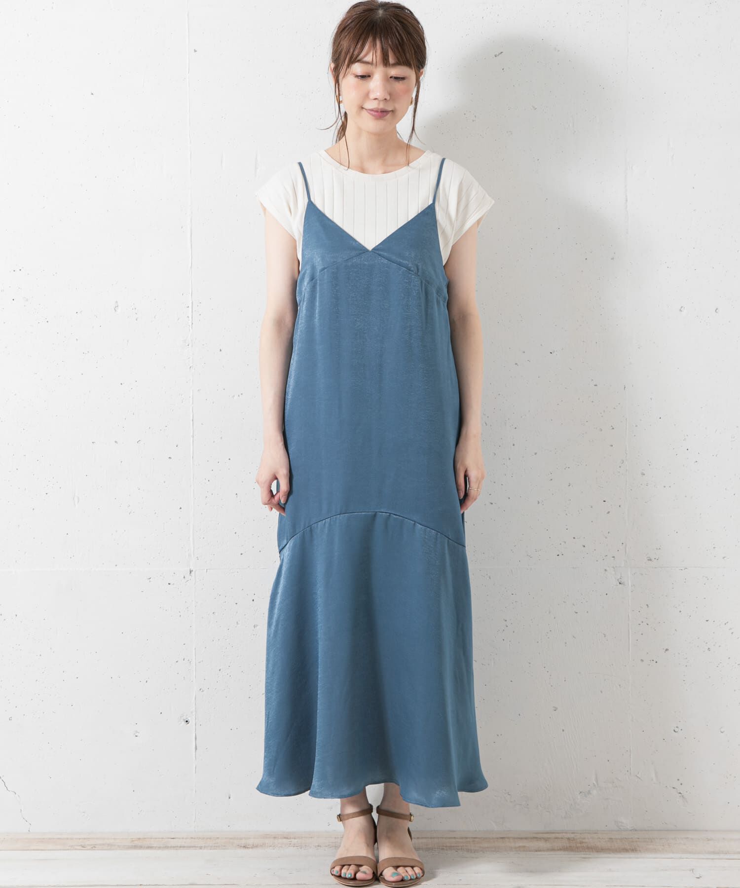 Sonny Label 「ヴィンテージサテンキャミソールワンピース」|ワンピース|