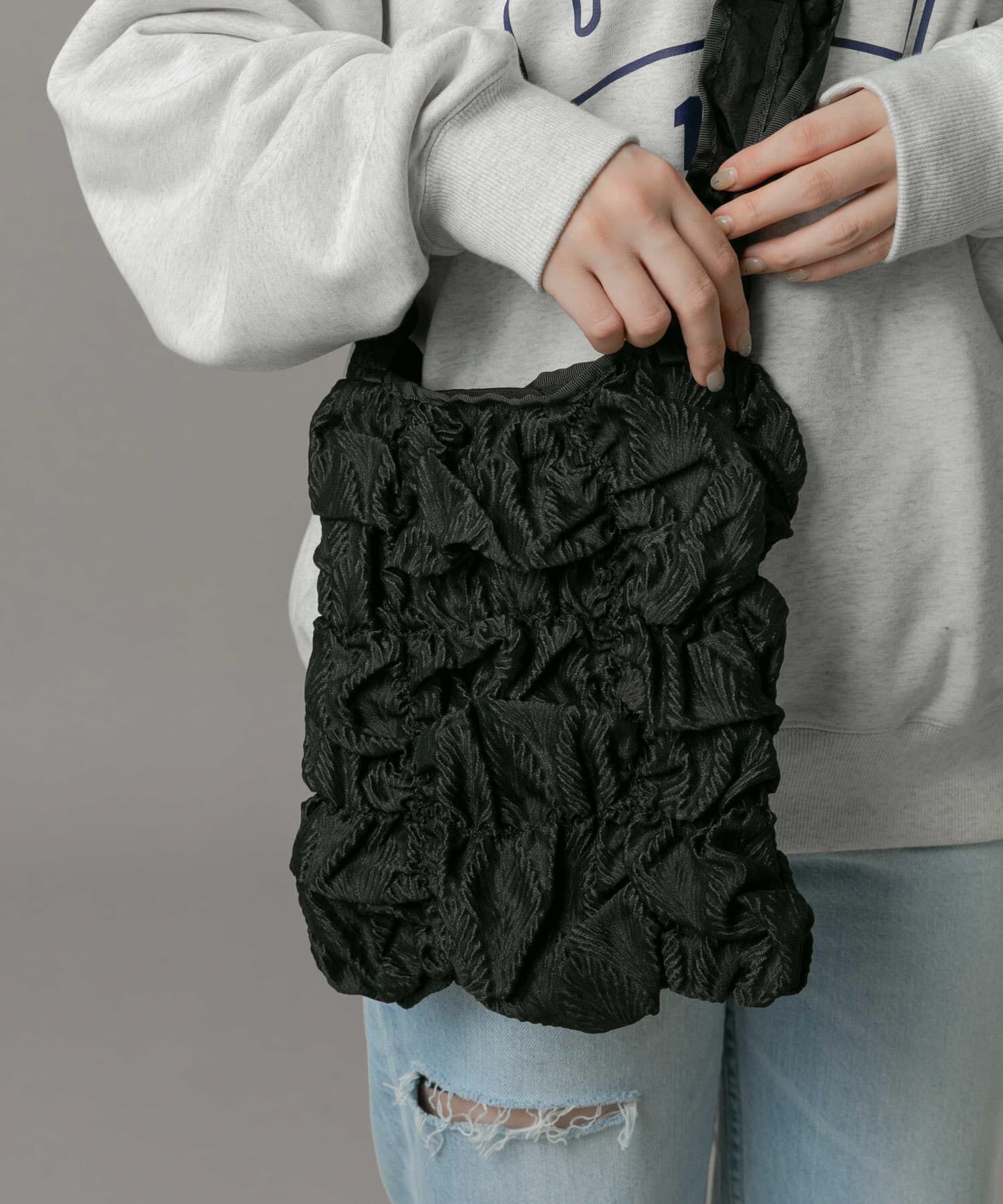 Sonny Label 「Casselini　スクエアギャザーショルダーバッグ」|ショルダー・メッセンジャー|