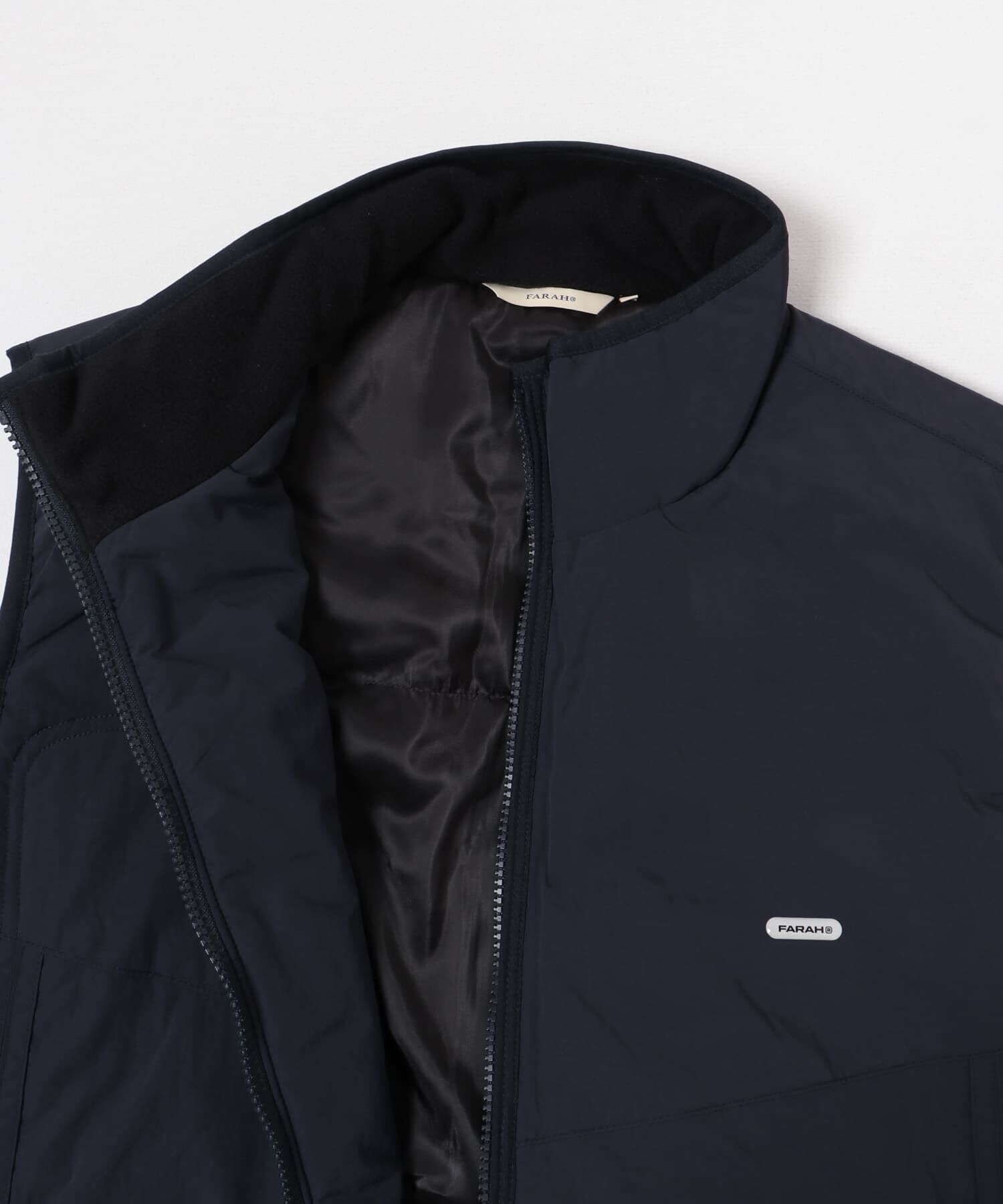 URBAN RESEARCH「FARAH　Nylon Zip Up Vest」|ダウンベスト・ベスト|
