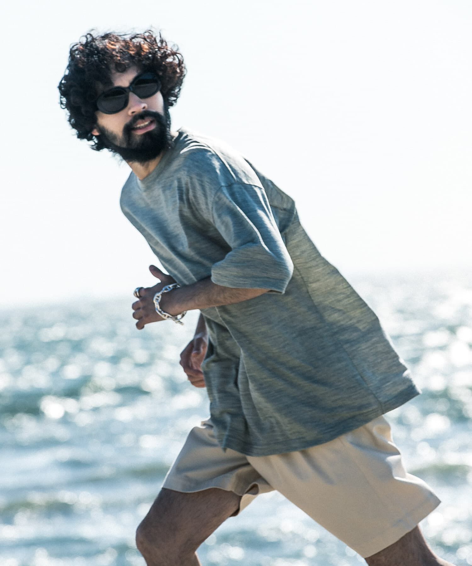 URBAN RESEARCH「new basic　ウォッシャブルメリノウールショートスリーブTシャツ」|Tシャツ・カットソー|