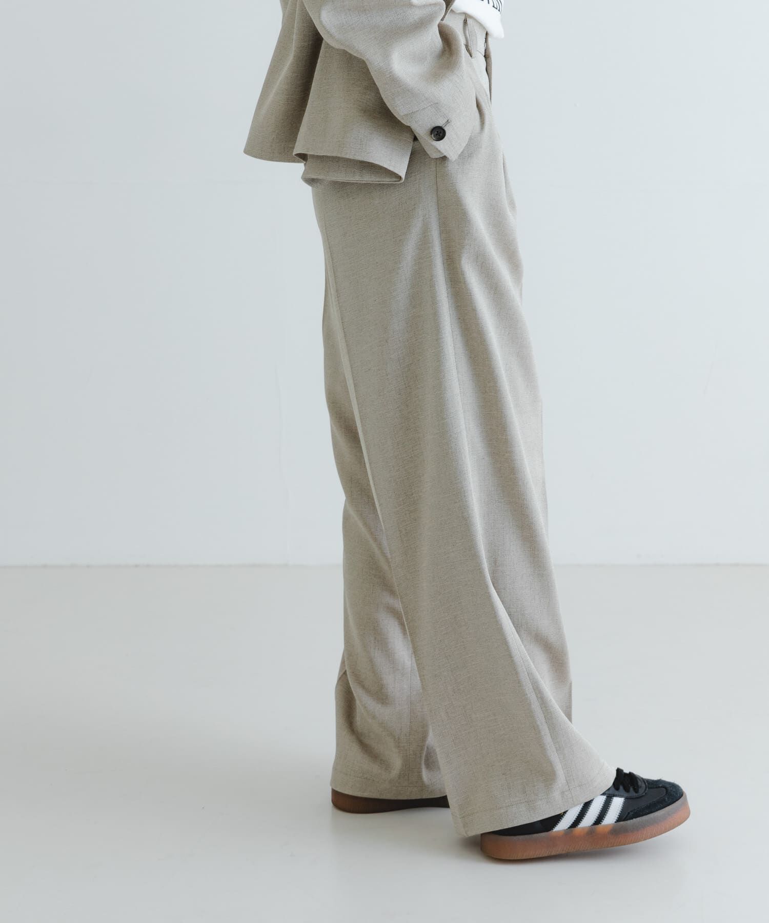 URBAN RESEARCH「『UVカット/吸水速乾/イージーケア』『UR TECH DRYLUXE』ツイードワイドパンツ」|その他|