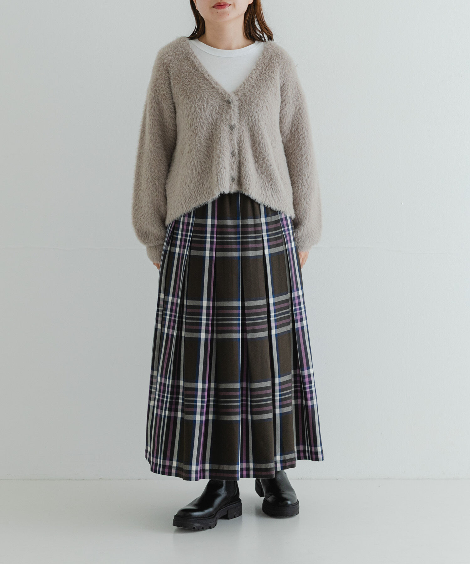 Sonny Label 「タックチェックイージースカート」|スカート|