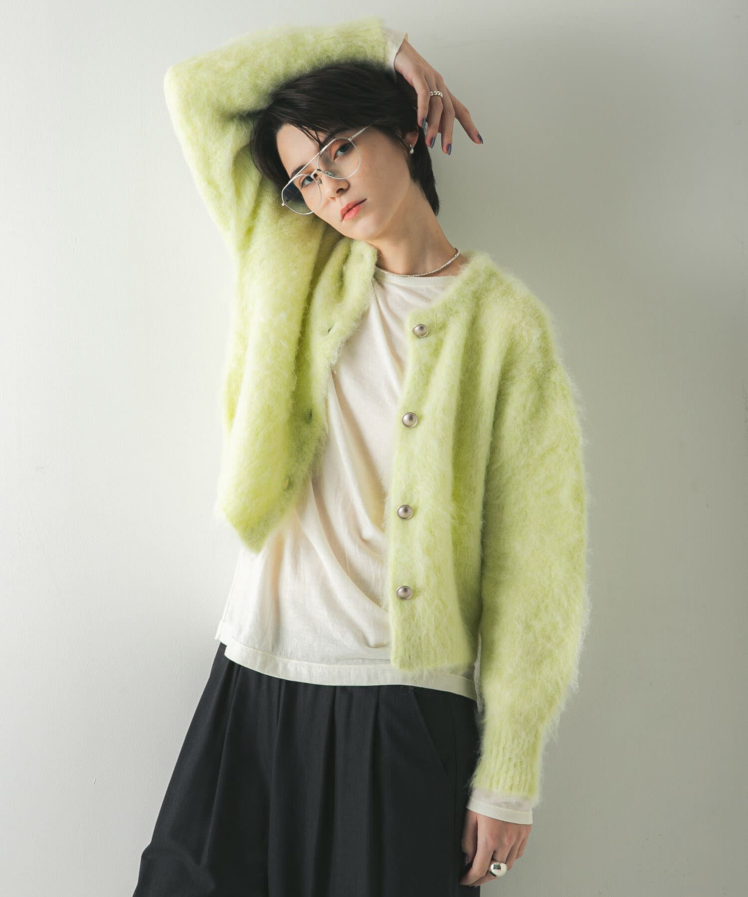 URBAN RESEARCH「ブラッシュシャギーニットカーディガン」|カーディガン|