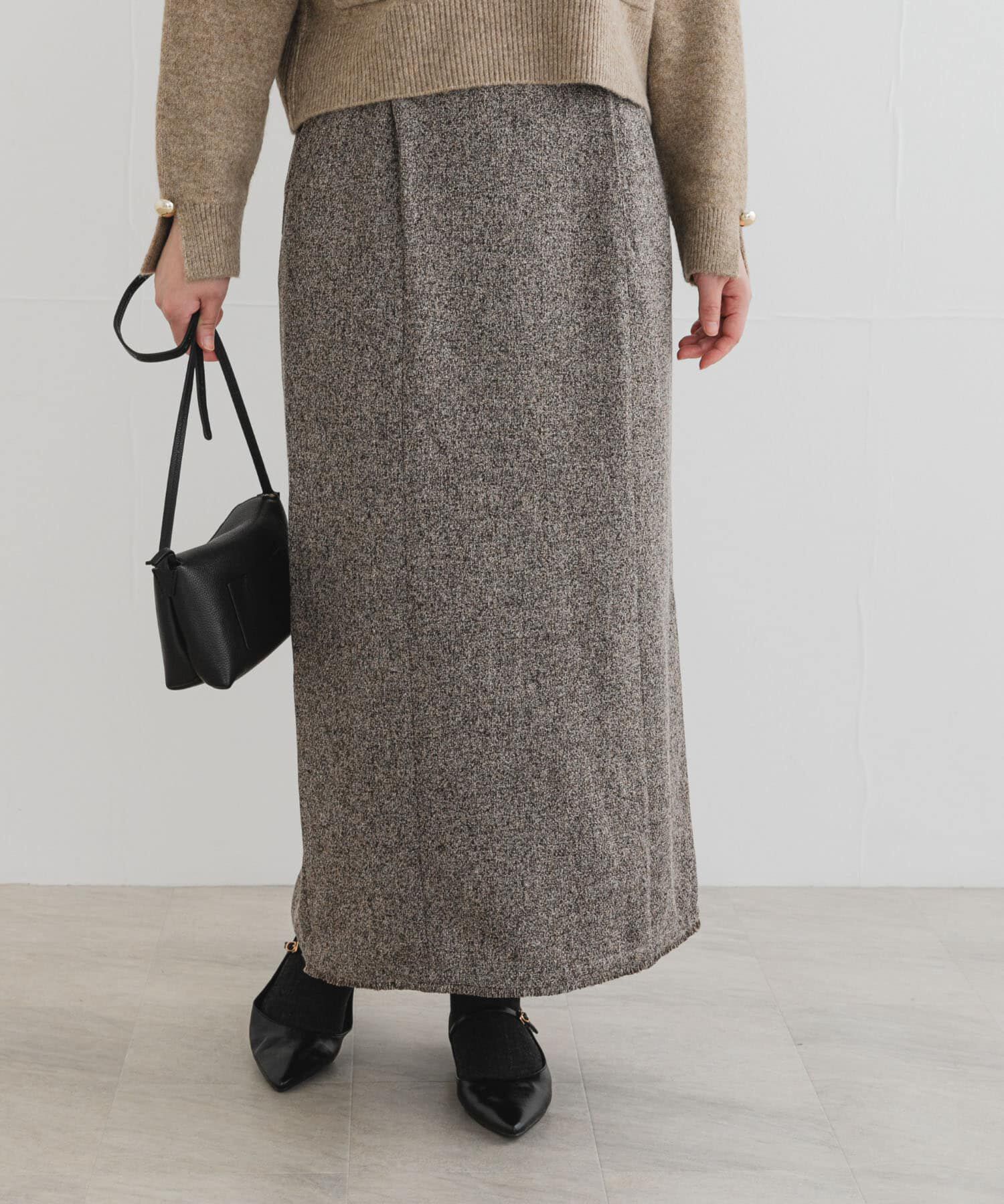 URBAN RESEARCH ROSSO「F by ROSSO　ツイードハーフZIPプルオーバー+スカート」|その他|