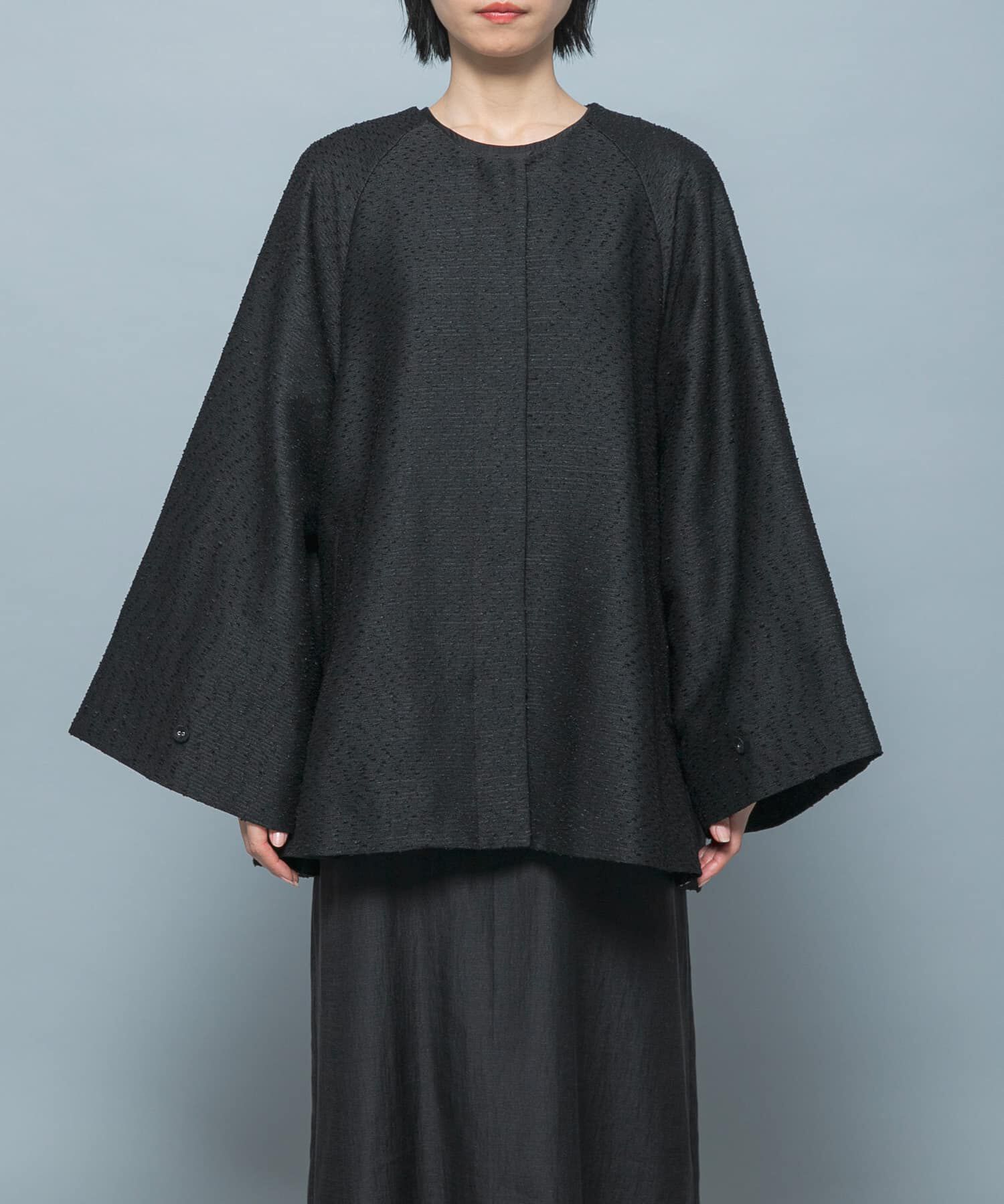 URBAN RESEARCH ROSSO「CHIGNON　ネップツイードコート」|ノーカラーコート|