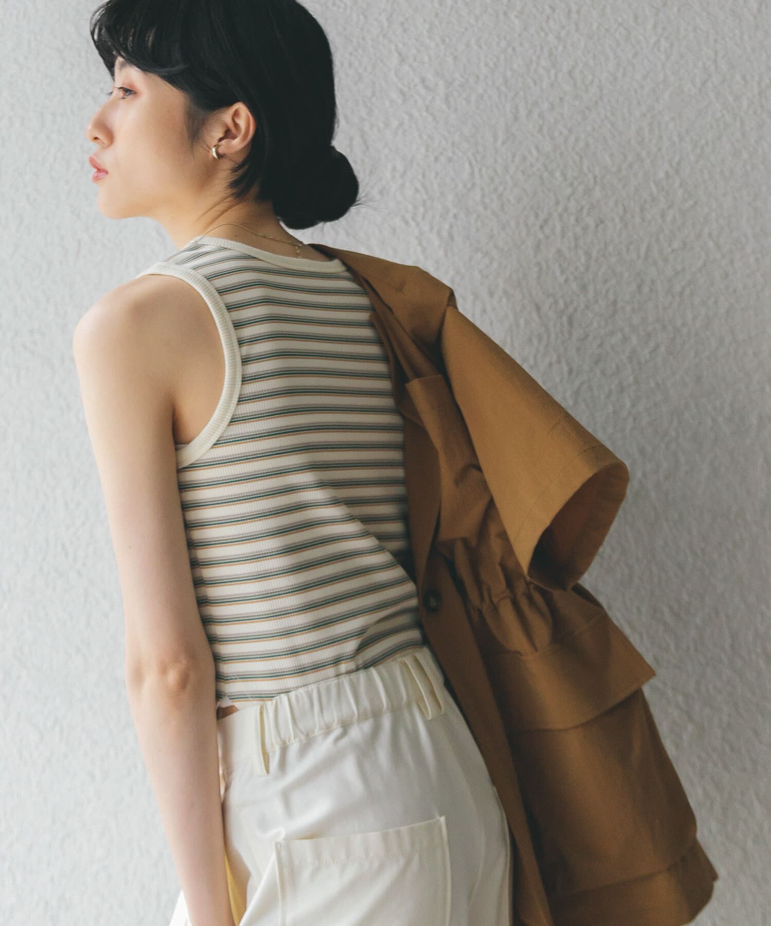  「クロップドタンクトップ」|タンクトップ|