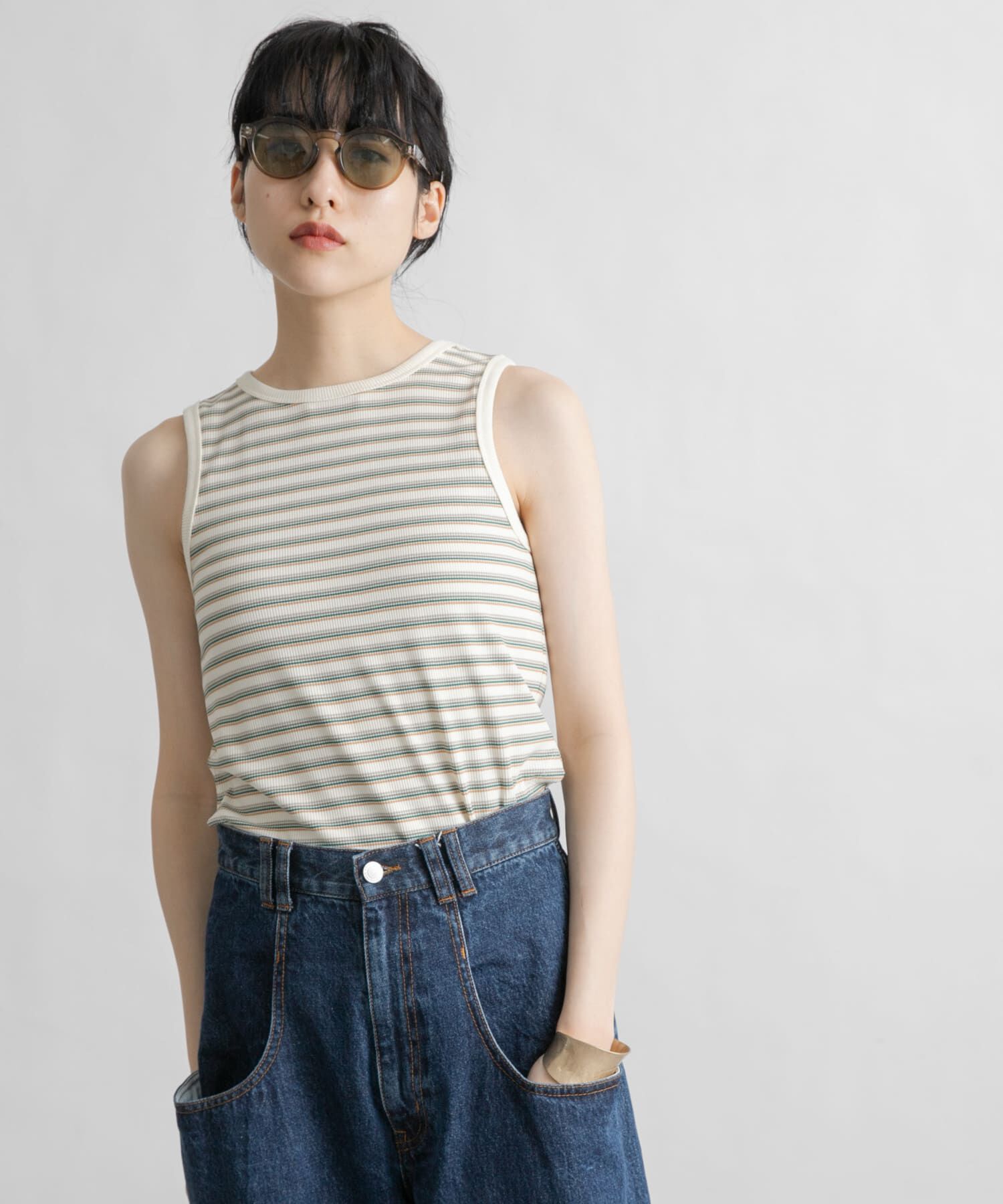  「クロップドタンクトップ」|タンクトップ|