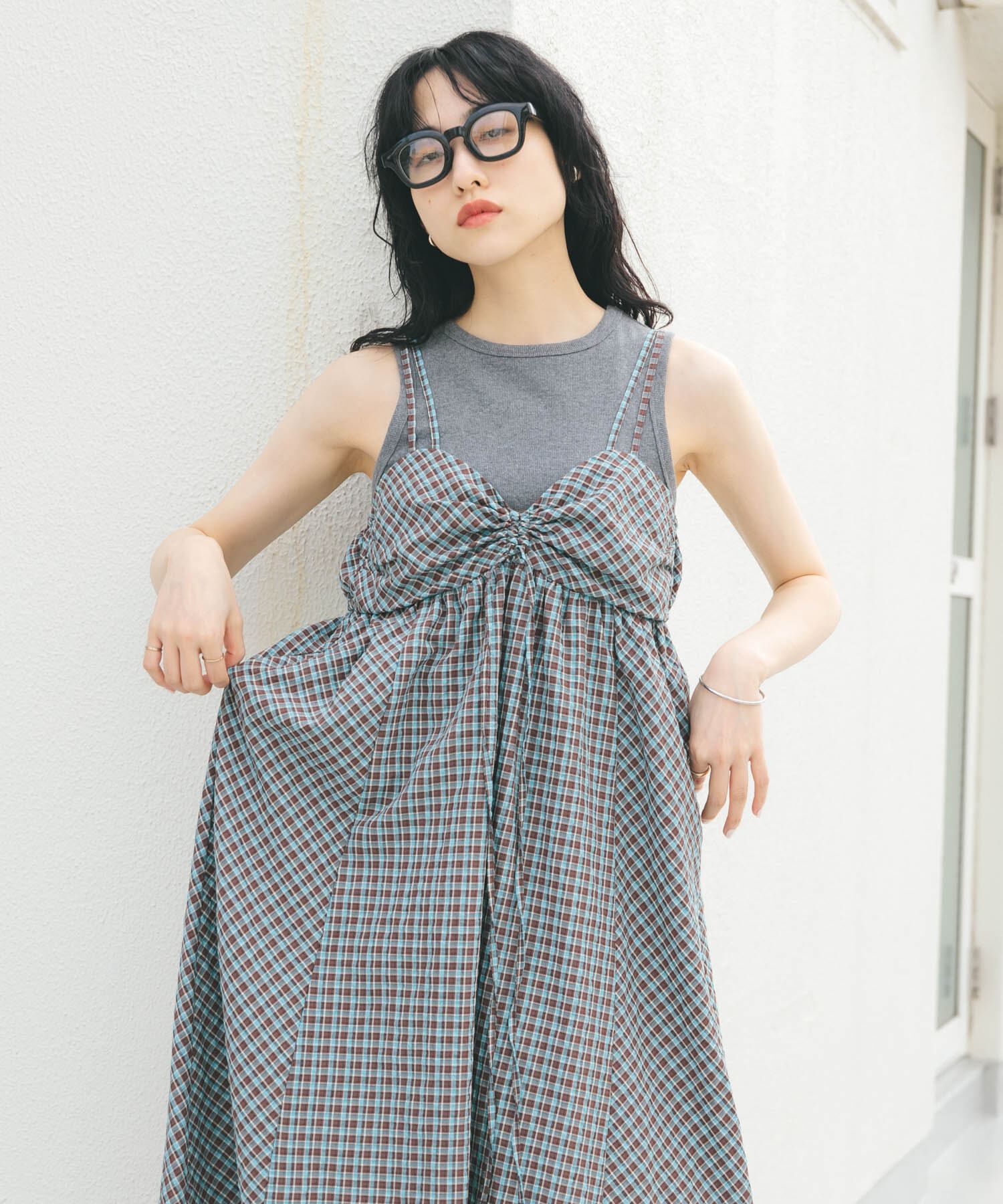  「クロップドタンクトップ」|タンクトップ|