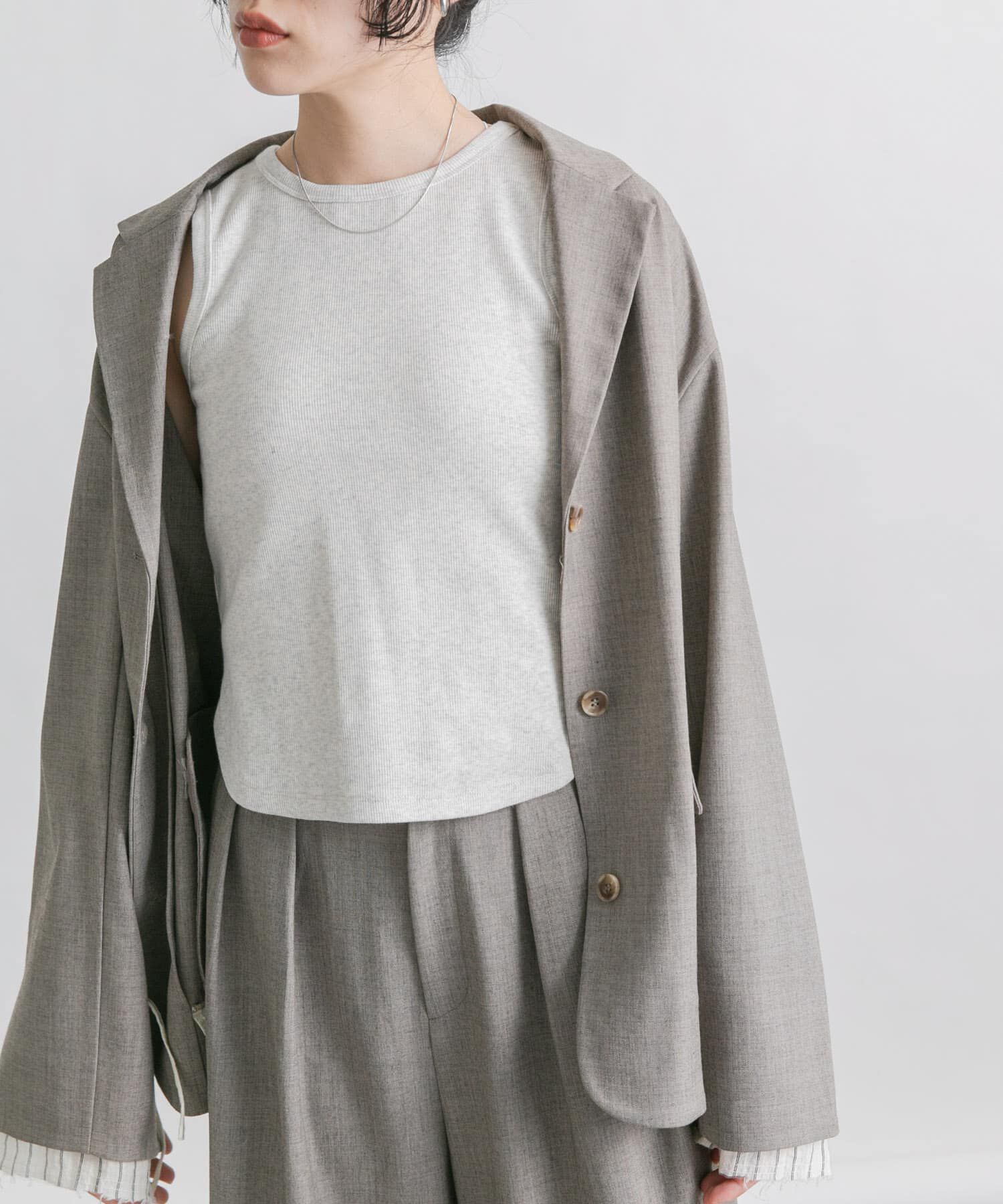  「クロップドタンクトップ」|タンクトップ|