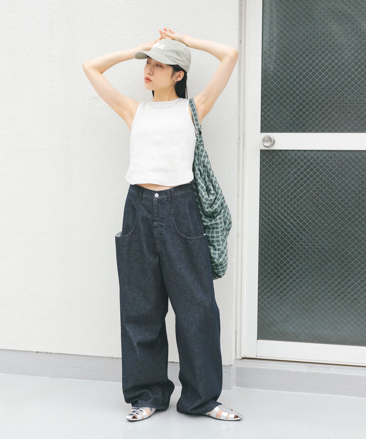  「クロップドタンクトップ」|タンクトップ|