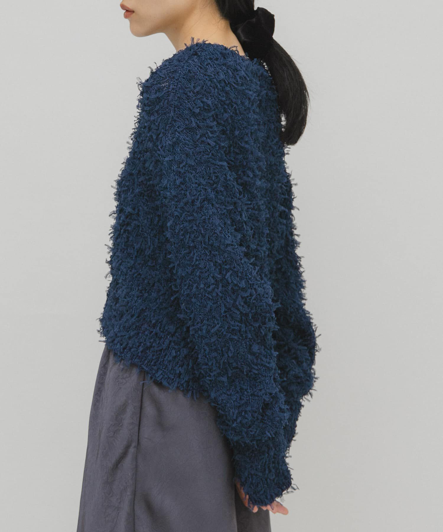  「チュールフリンジカーディガン」|ニット・セーター|