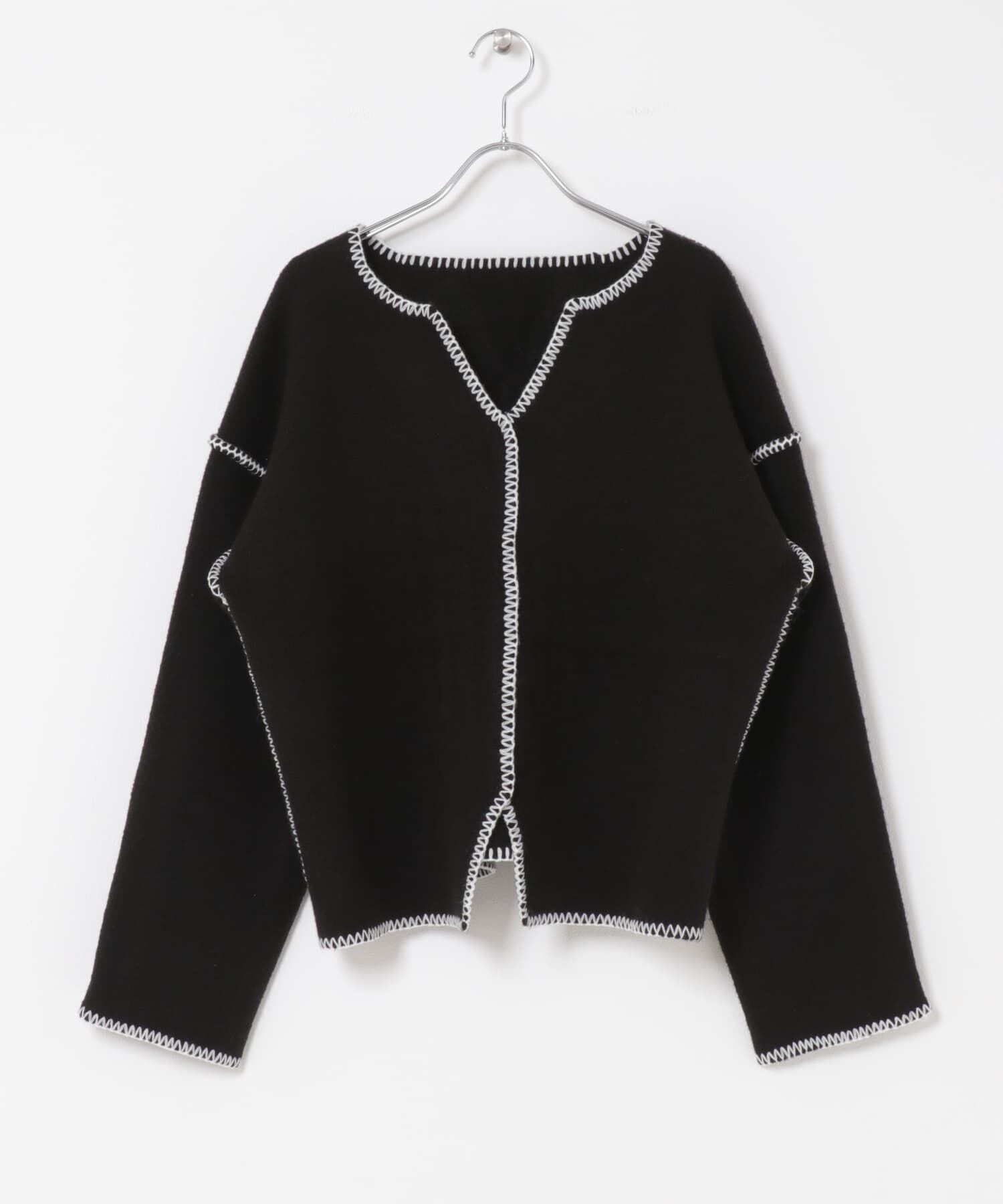  「『WEB/一部店舗限定』カラーハンドステッチ2WAYニット」|ニット・セーター|