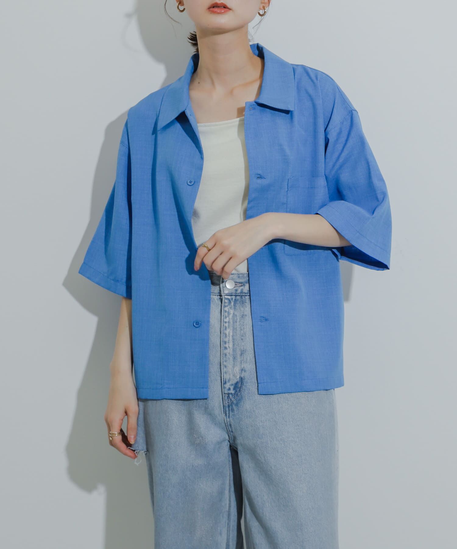 SENSE OF PLACE by URBAN RESEARCH「『ｲｰｼﾞｰｹｱ/ｾｯﾄｱｯﾌﾟ対応/ﾕﾆｾｯｸｽ』ﾘﾈﾝﾗｲｸﾎﾞ  」|シャツ・ブラウス|