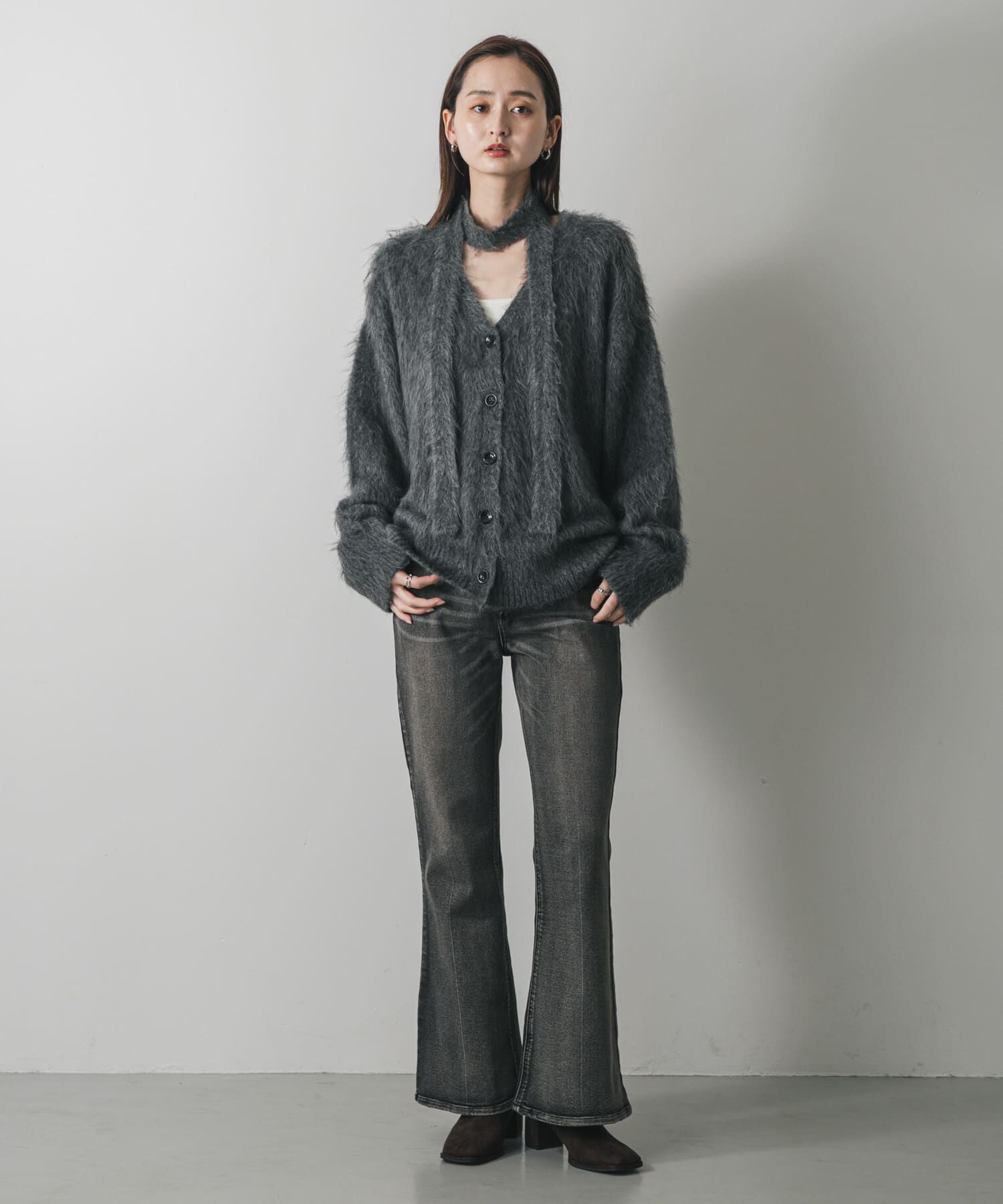 SENSE OF PLACE by URBAN RESEARCH「スクエアトウセンターシームストレッチブーツ」|ショートブーツ|