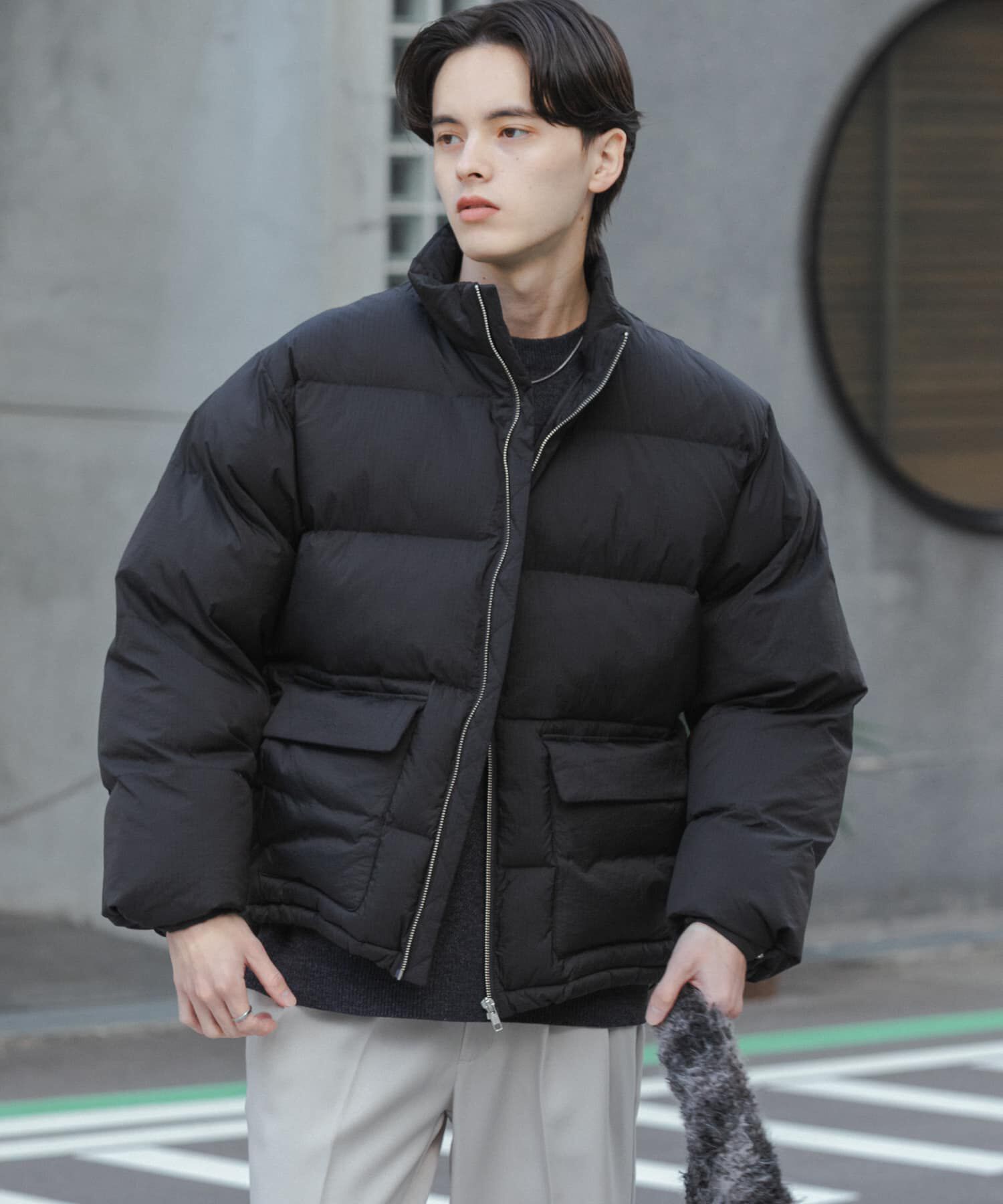 SENSE OF PLACE by URBAN RESEARCH「パデッドブルゾン」|ブルゾン・スタジャン|